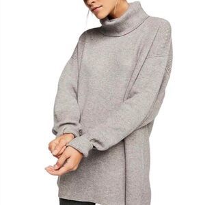 Free People Turtleneck Tunic Sweater